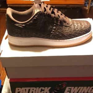 Croc skin Nike low tops